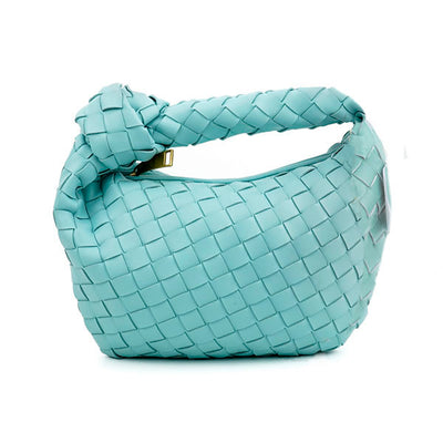 Ava Woven Knotted Sky Blue