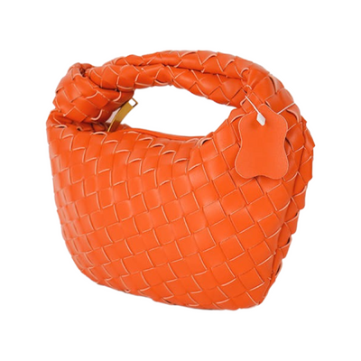 Ava Woven Knotted Burnt Orange