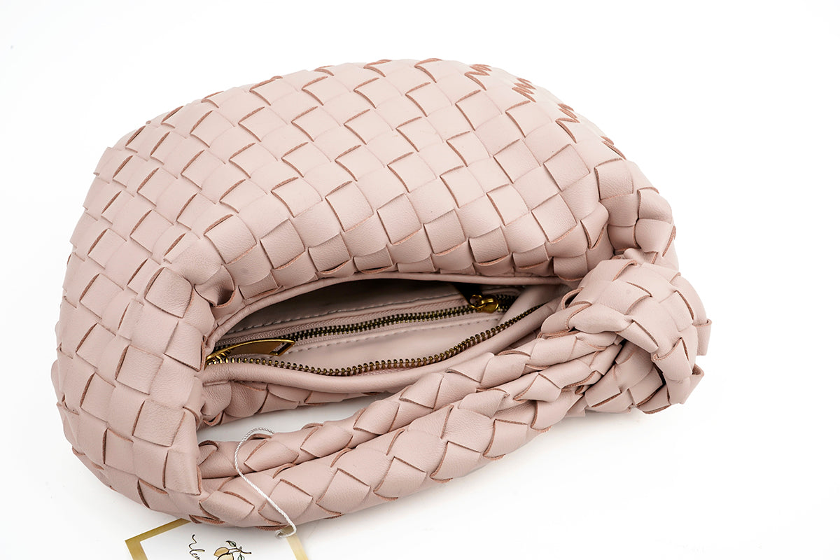 Ava Woven Knotted Blush