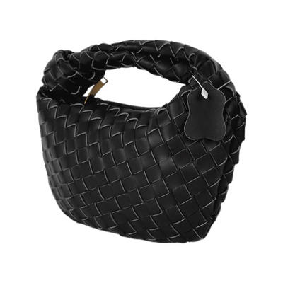 Ava Knotted Woven Black