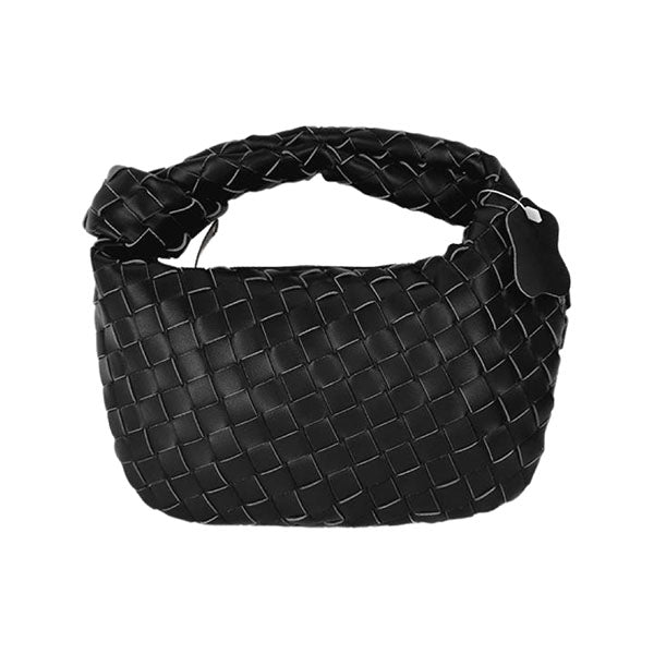 Ava Knotted Woven Black