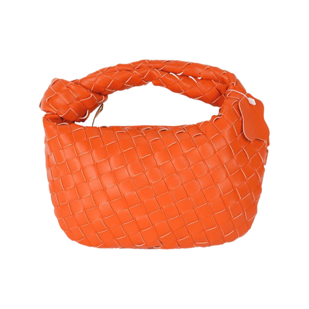 Ava Woven Knotted Burnt Orange