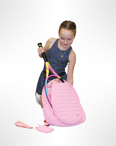 Jennifer Jr Tennis Backpack Cotton Candy Pink