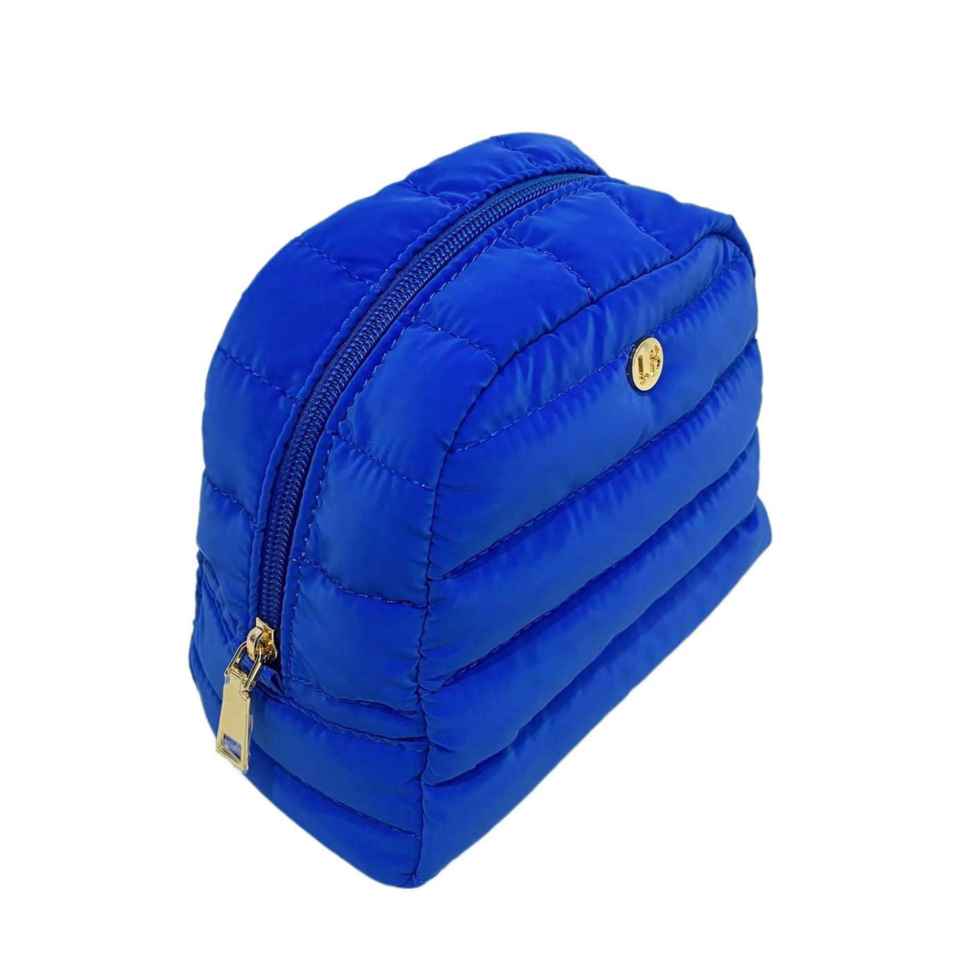 Irene Cosmetic Puffer Bag Indigo Blue