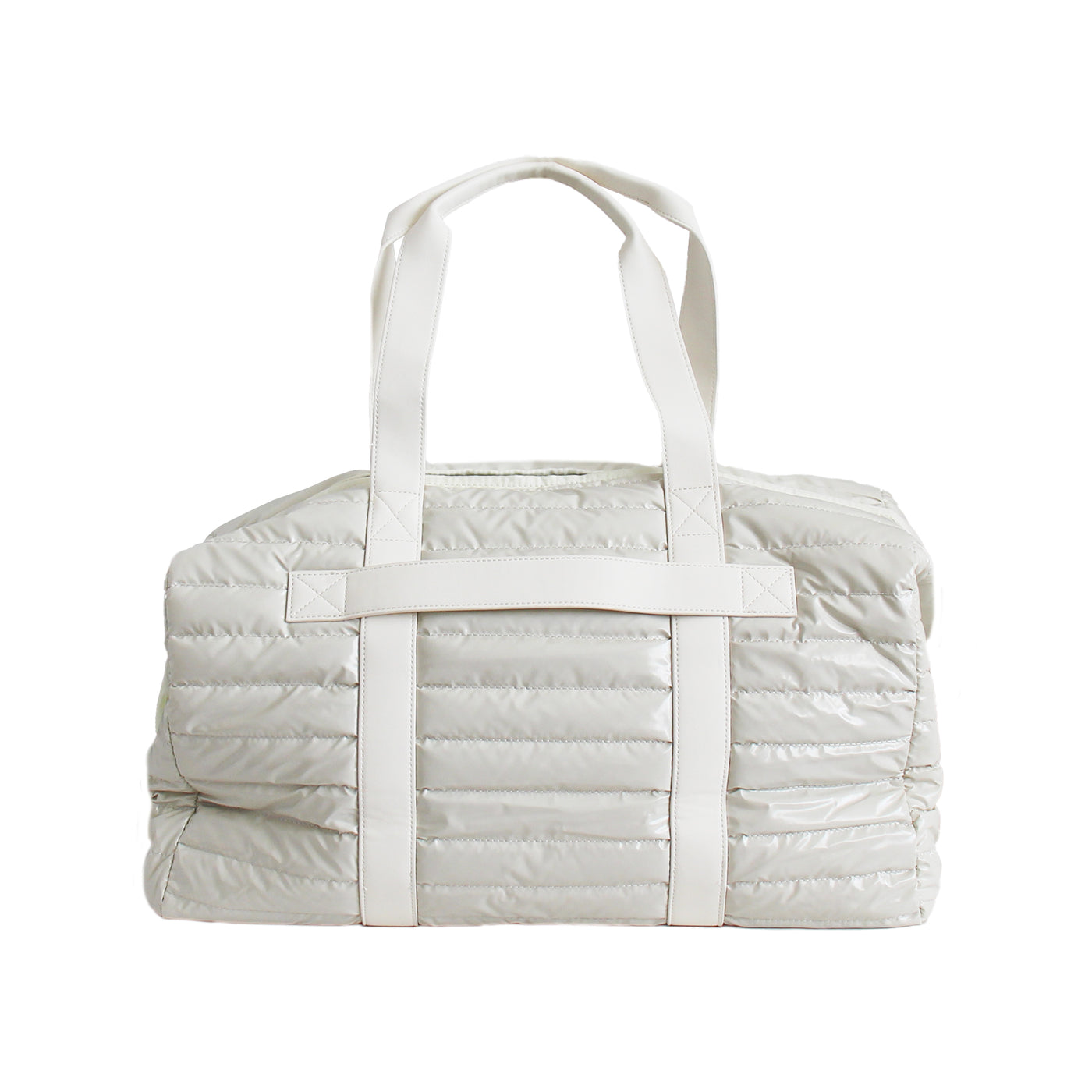 Cassie Weekender Duffel Bag (Eggshell)