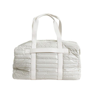 Cassie Weekender Duffel Bag (Eggshell)