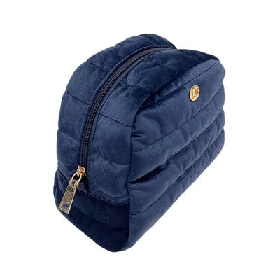 Irene Cosmetic Puffer Bag Velvet Sapphire