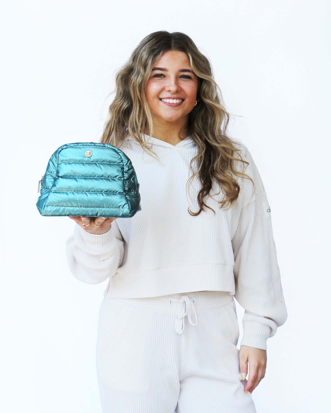 Irene Cosmetic Case (Seafoam)