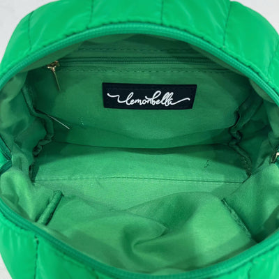 Irene Cosmetic Puffer Bag Kelly Green