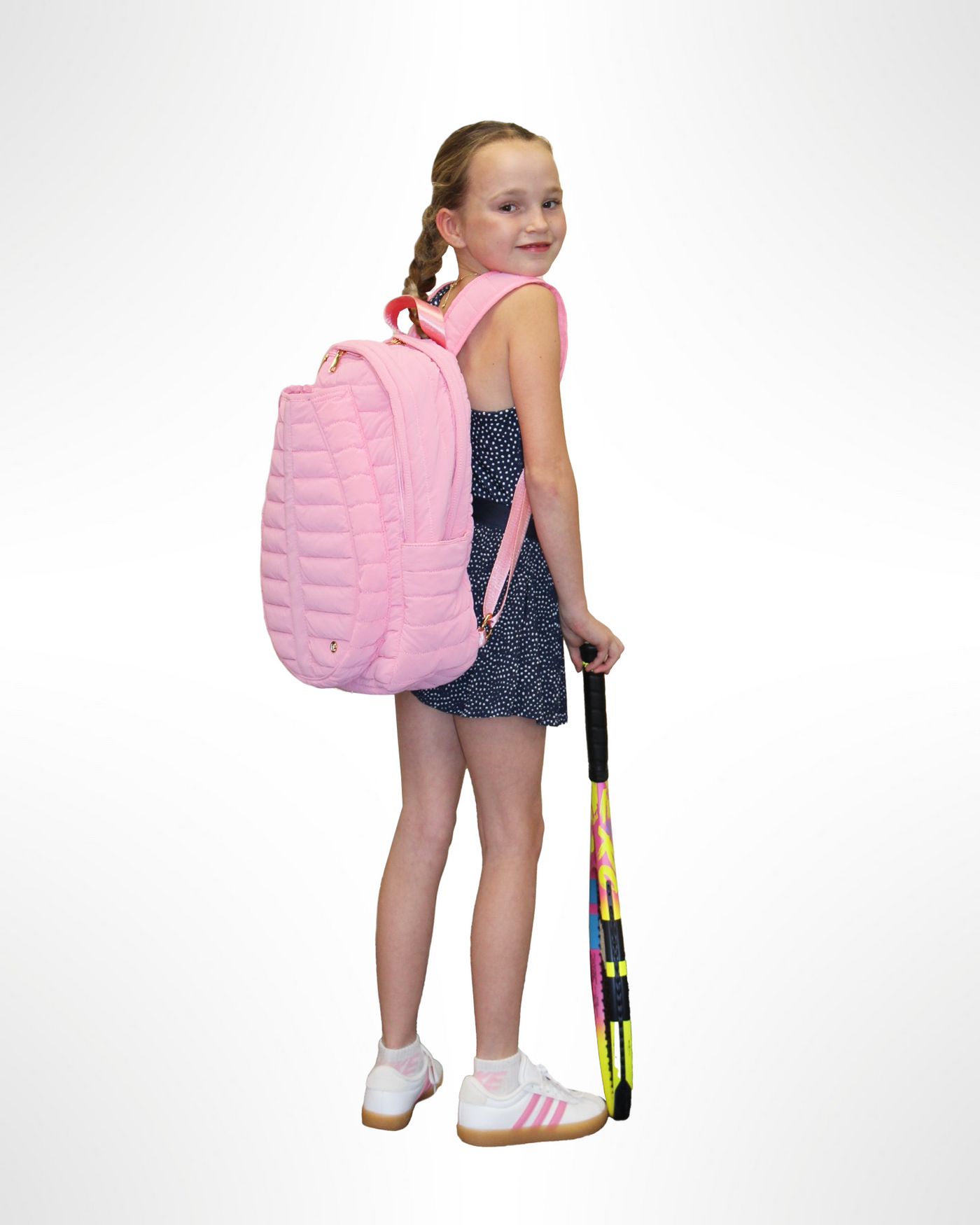 Jennifer Jr Tennis Backpack Cotton Candy Pink