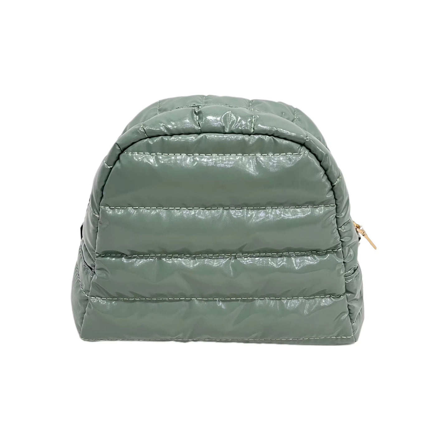 Irene Cosmetic Puffer Bag Sage Green