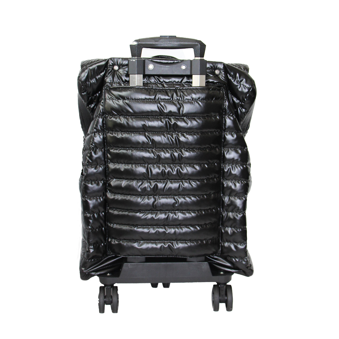 Jet Setter Roller Bag Patricia Puffer Glossy Black