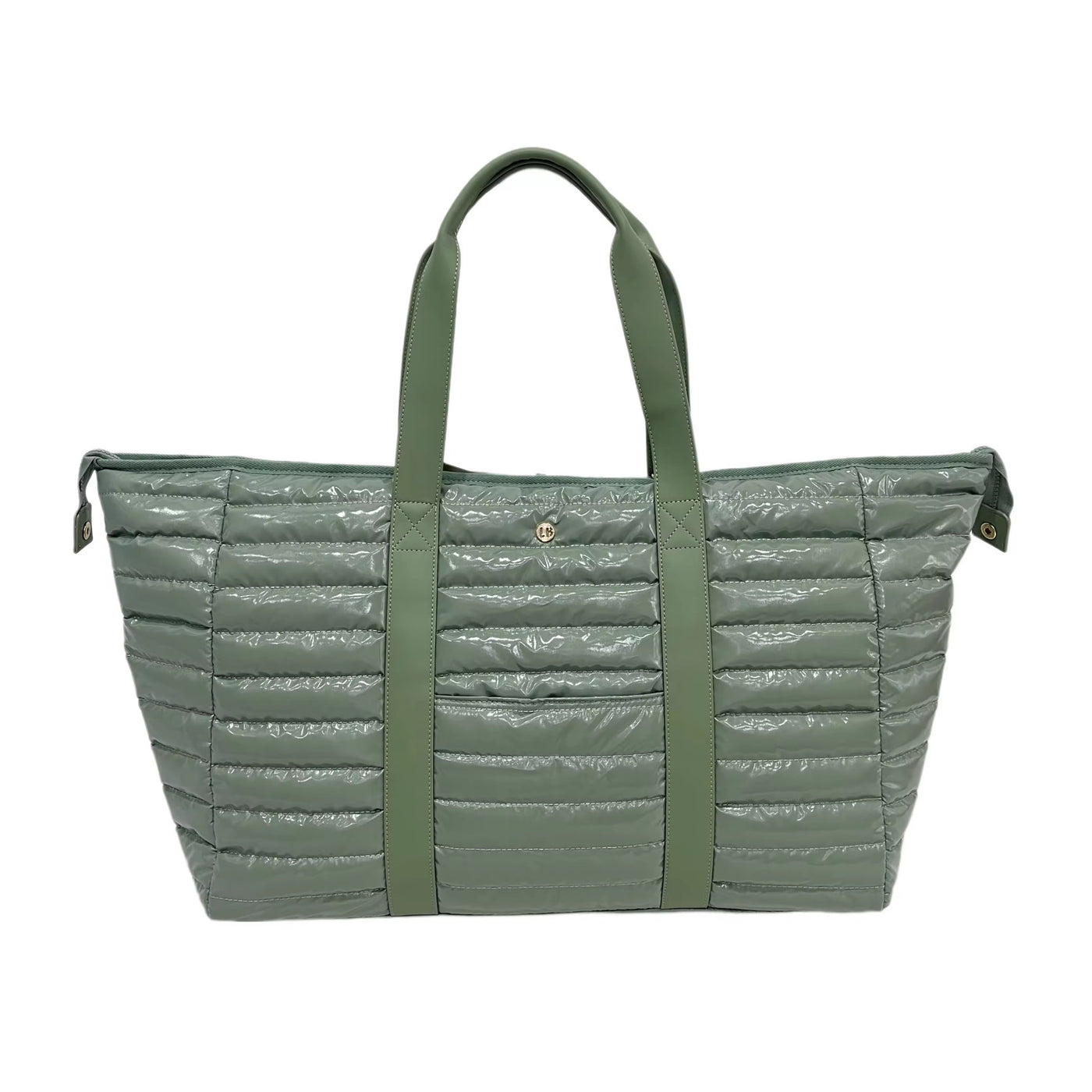 Cassie Weekender Puffer Duffle Bag Sage