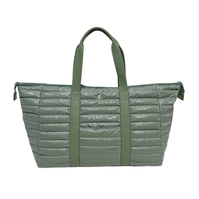 Cassie Weekender Puffer Duffle Bag Sage
