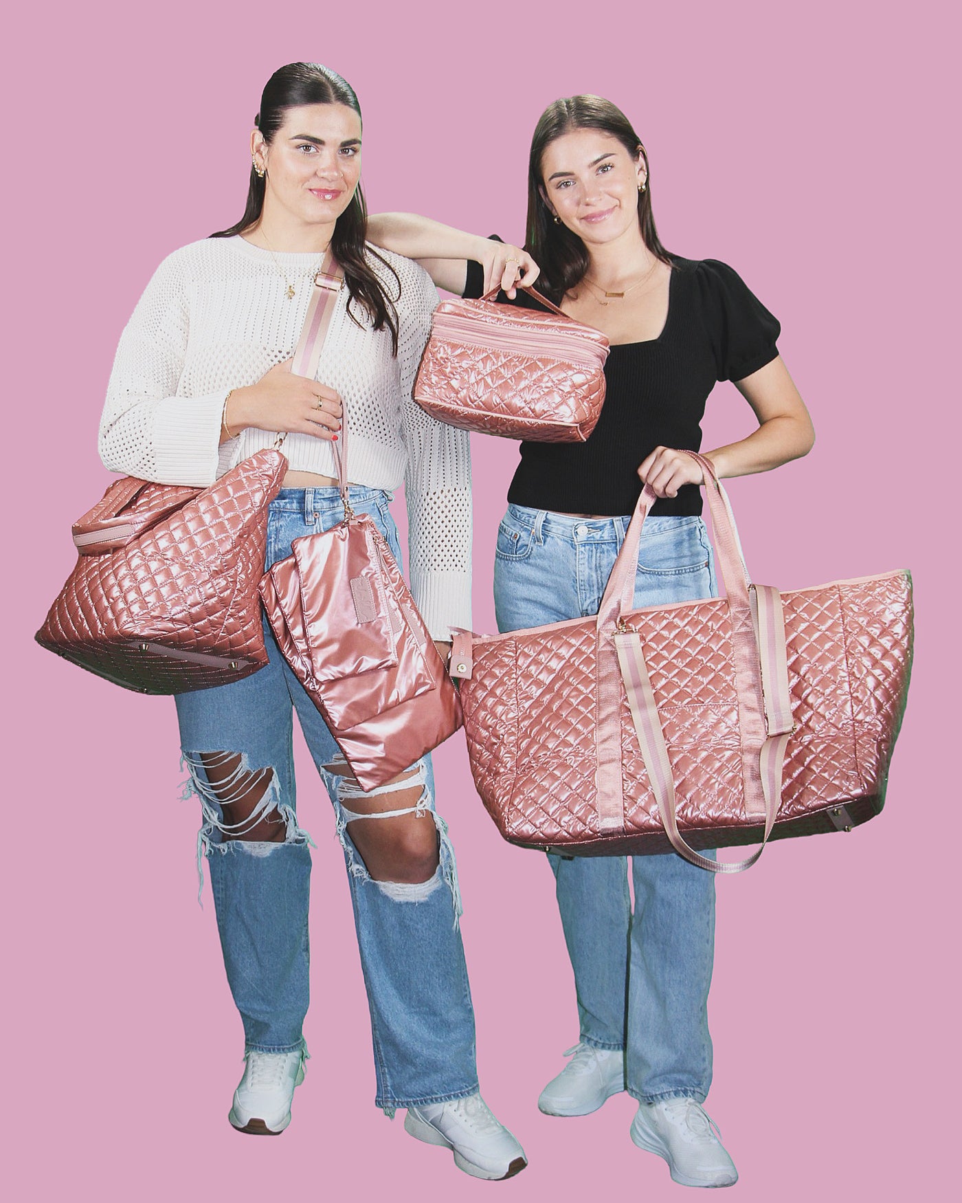 Debra Diamond Tote (Rose Gold)