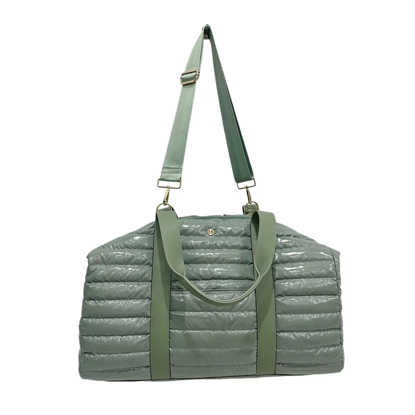 Cassie Weekender Puffer Duffle Bag Sage