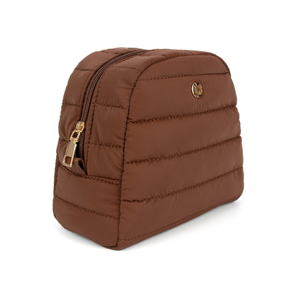 Irene Cosmetic Puffer Bag Chocolate