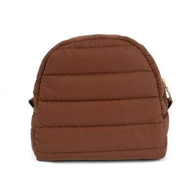 Irene Cosmetic Puffer Bag Chocolate