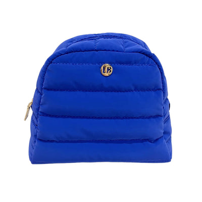 Irene Cosmetic Puffer Bag Indigo Blue