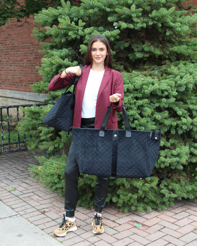 Debra Diamond Tote Black Velvet