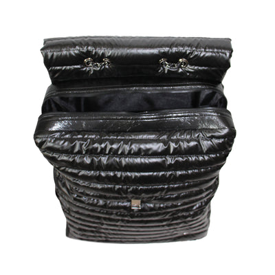 Jet Setter Roller Bag Patricia Puffer Glossy Black
