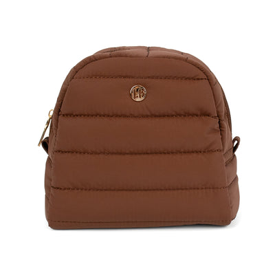 Irene Cosmetic Puffer Bag Chocolate
