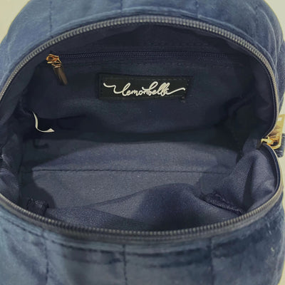 Irene Cosmetic Puffer Bag Velvet Sapphire