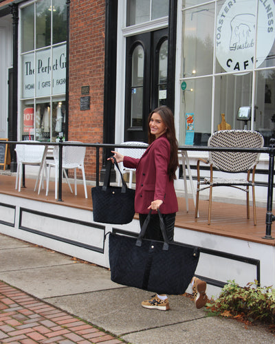 Debra Diamond Tote Black Velvet