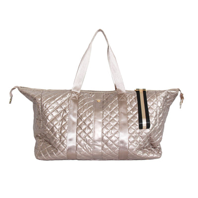 Debra Diamond Weekender Duffel Bag (Champagne)