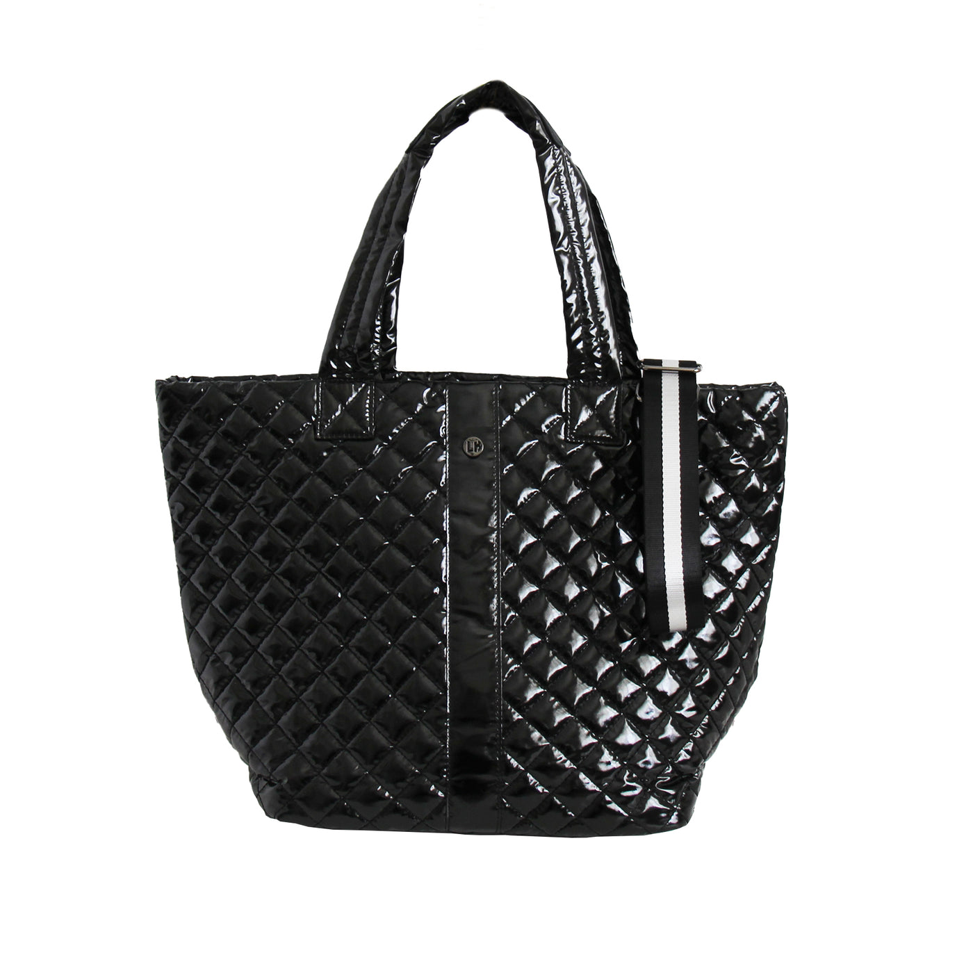 Debra Diamond Tote (Glossy Black)