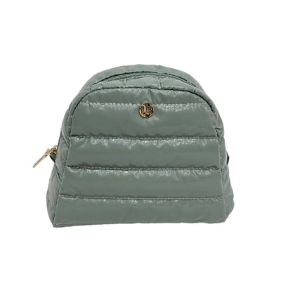 Irene Cosmetic Puffer Bag Sage Green