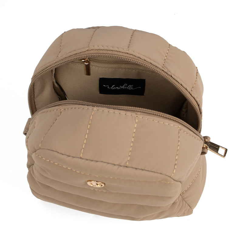 Irene Cosmetic Puffer Bag Sandstone