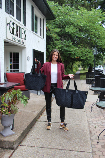 Debra Diamond Tote Black Velvet