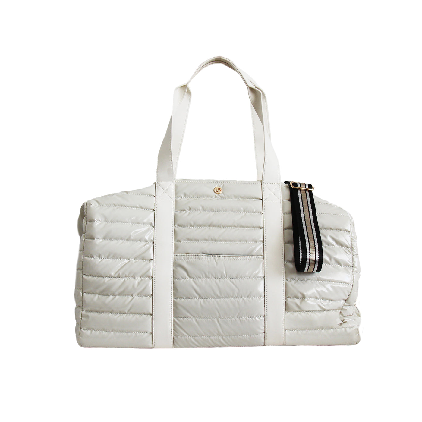 Cassie Weekender Duffel Bag (Eggshell)