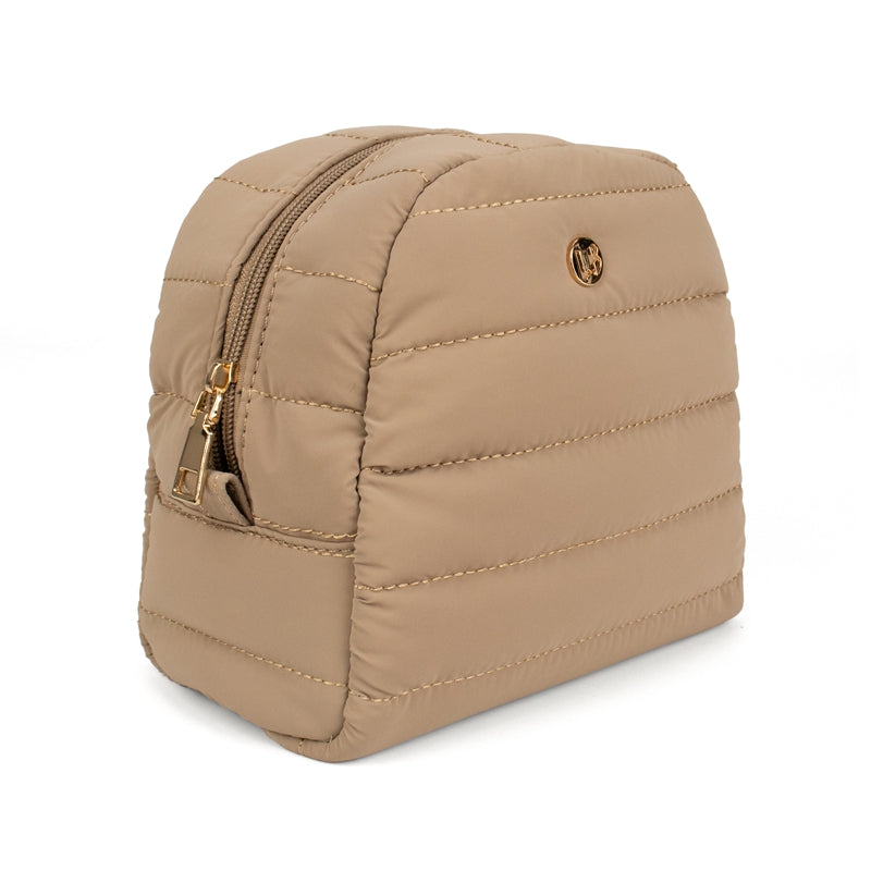 Irene Cosmetic Puffer Bag Sandstone