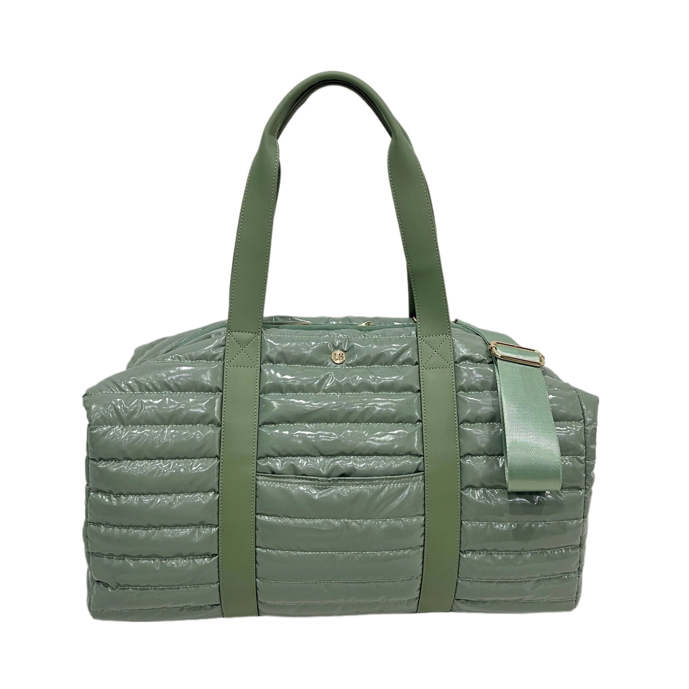 Cassie Weekender Puffer Duffle Bag Sage