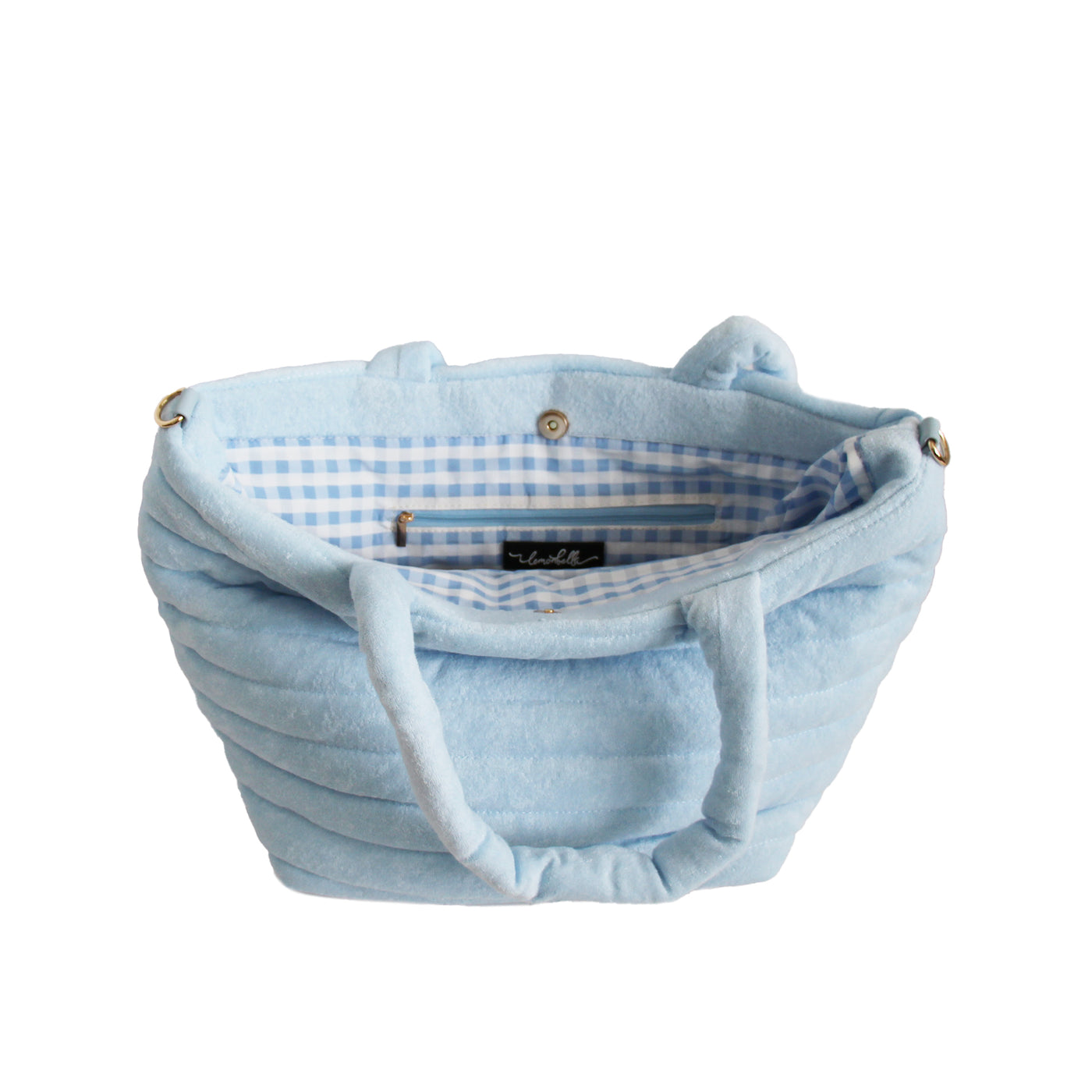 Emme Terry Luxe Tote Bag Sky Blue