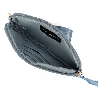 Jennifer Wristlet Wallet Frosted Sky Large