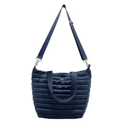 Rebecca Tote Velvet Sapphire