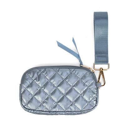 Jennifer Wristlet Wallet Frosted Sky Large