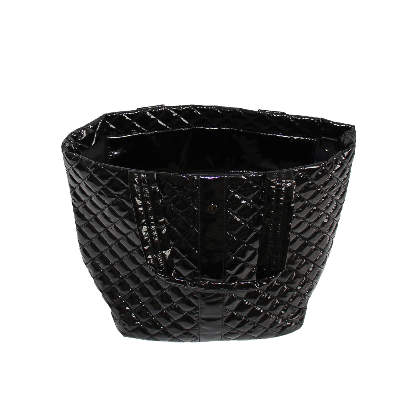 Debra Diamond Tote (Glossy Black)