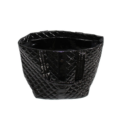 Debra Diamond Tote (Glossy Black)