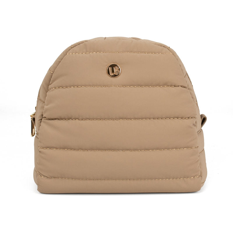 Irene Cosmetic Puffer Bag Sandstone