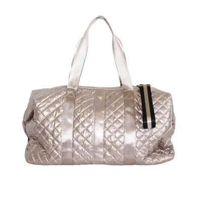 Debra Diamond Weekender Duffel Bag (Champagne)