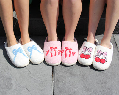 Bow-Tastic Christa Cozy Slippers Cupids Bows