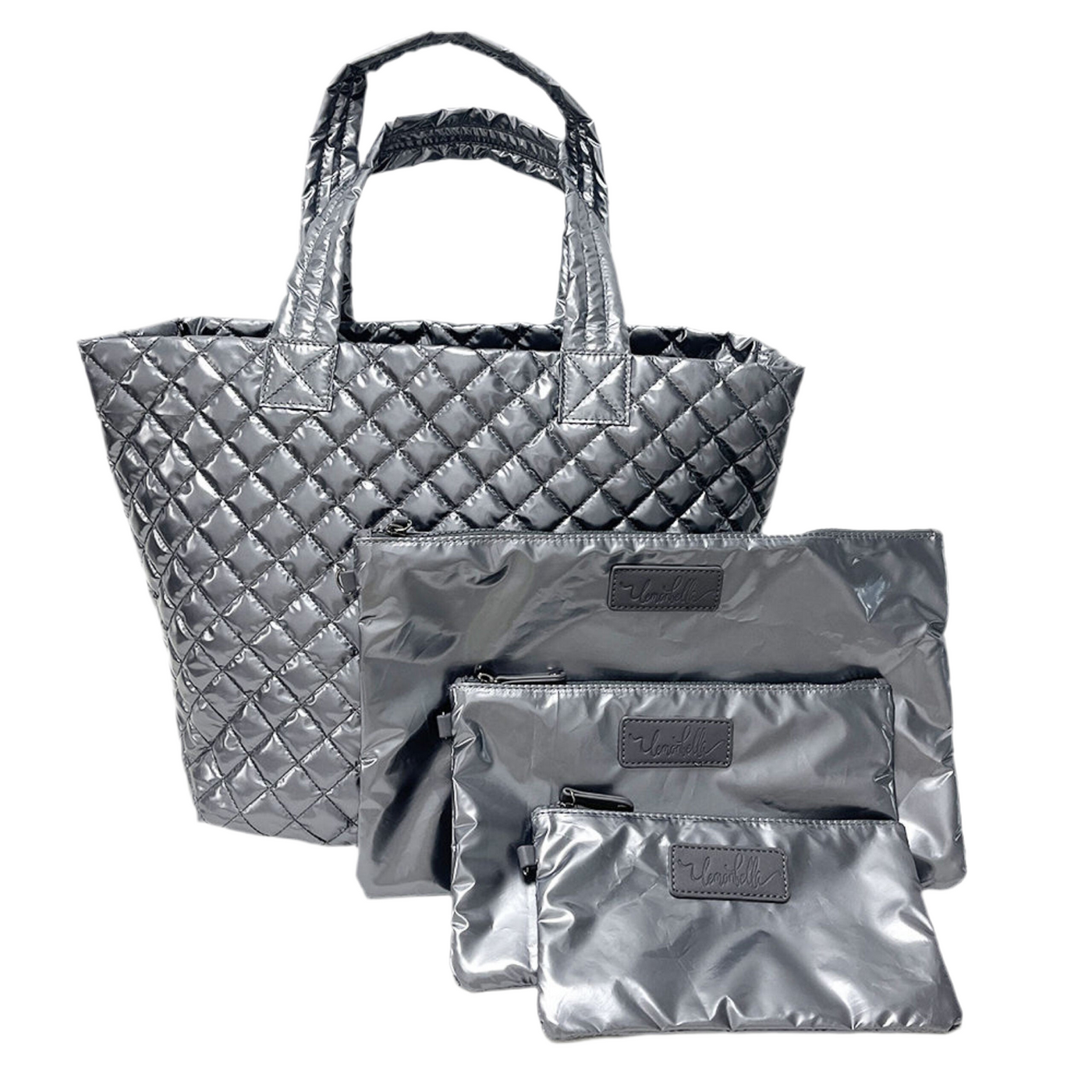 The Carly Trio Wristlet Gunmetal