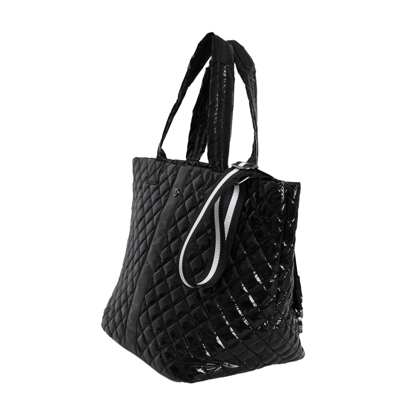 Debra Diamond Tote (Glossy Black)