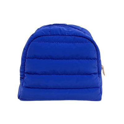 Irene Cosmetic Puffer Bag Indigo Blue