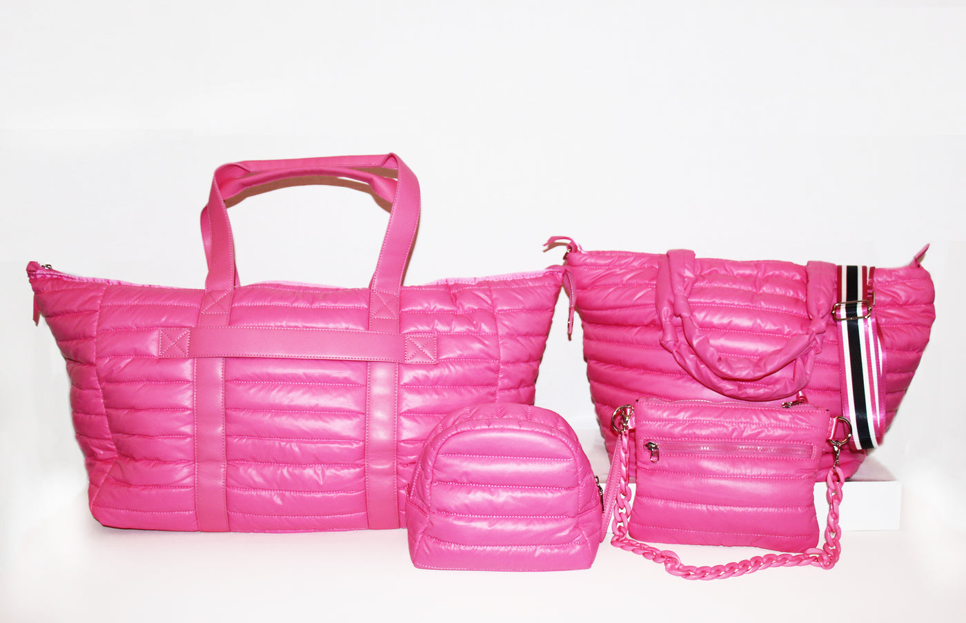 Allie Puffer 4-in-1 Bag Barbie Pink