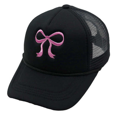 Bow-Tastic Trucker Hat Jet Black